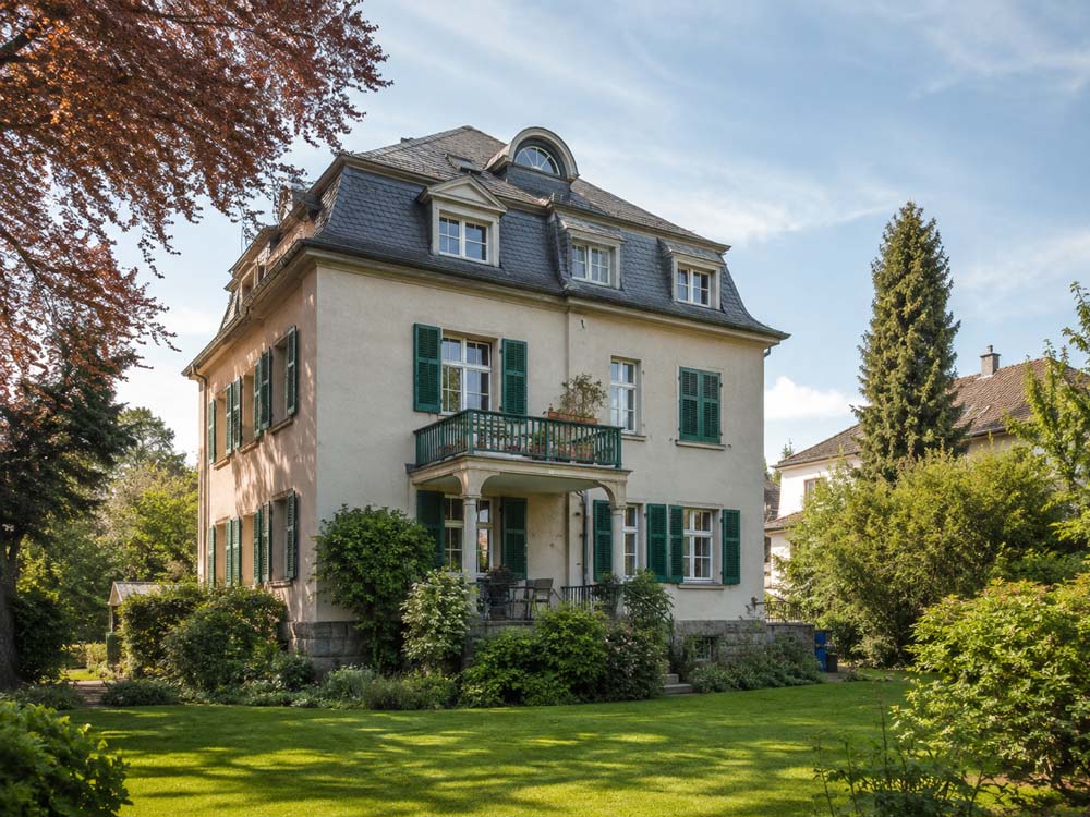 Klassische Dresdner Villa mit grünem Garten und Balkon – Haus verkaufen in Dresden